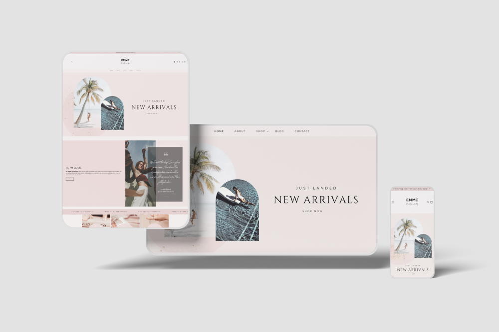 Emme | Customizable Shopify Website Template