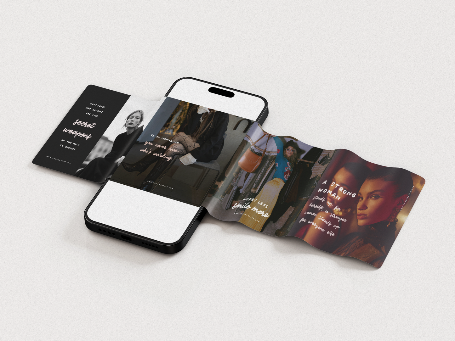 Aesthetic Instagram Template Canva Social Media Post Layouts Minimalist Editorial Quote Posts for Female Entrepreneurs Coaches Influencers