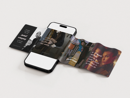 Aesthetic Instagram Template Canva Social Media Post Layouts Minimalist Editorial Quote Posts for Female Entrepreneurs Coaches Influencers