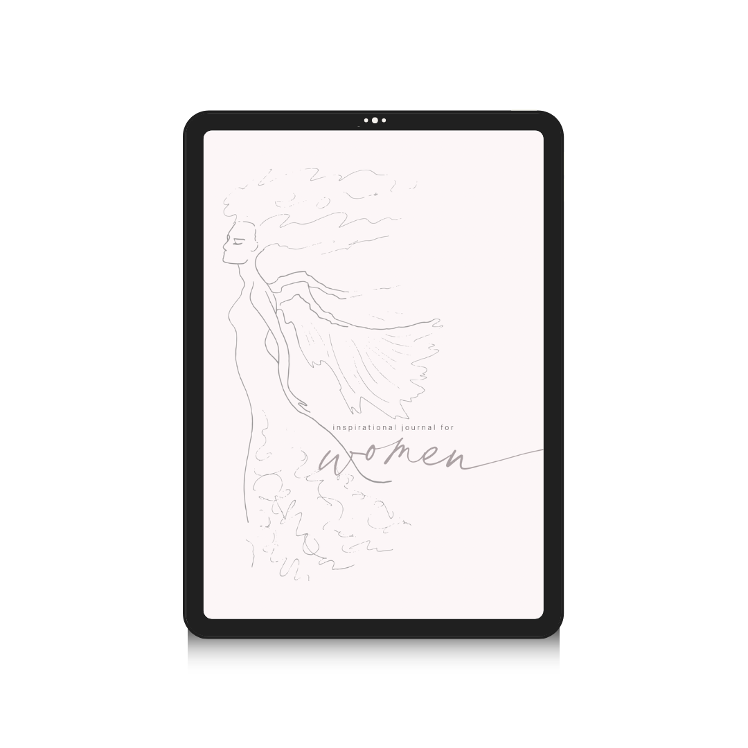 Inspirational Journal for Women PDF | Printable Mental Health Self Care Planner Digital Connection Kit | Daily Mindfulness Reflection Guide