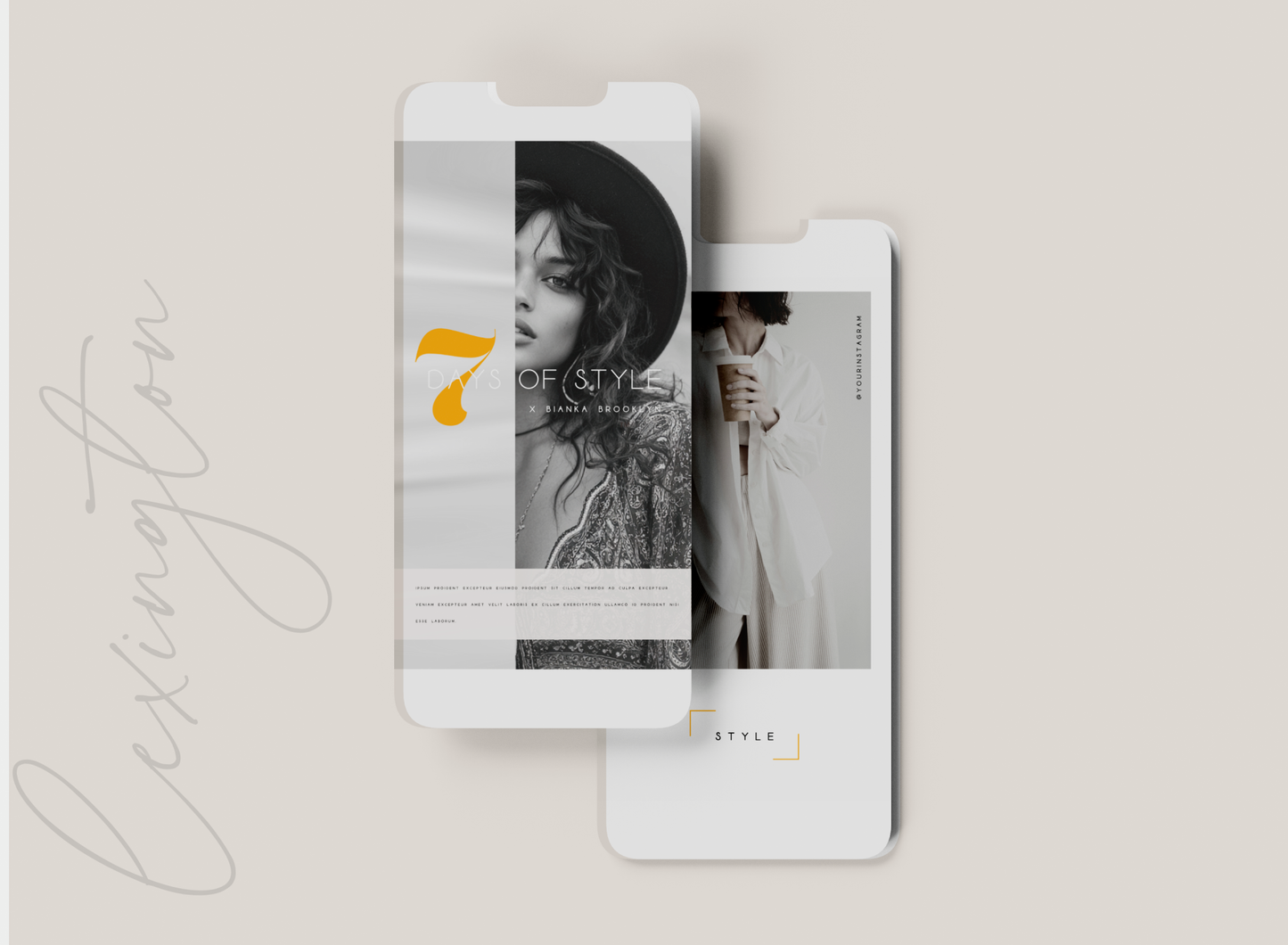 Lexington | OOTD Fashion Social Media Kit for Instagram