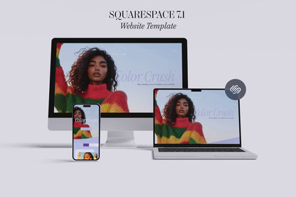 LILLY Squarespace Website Template