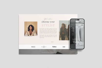 London/Town Squarespace Website Template