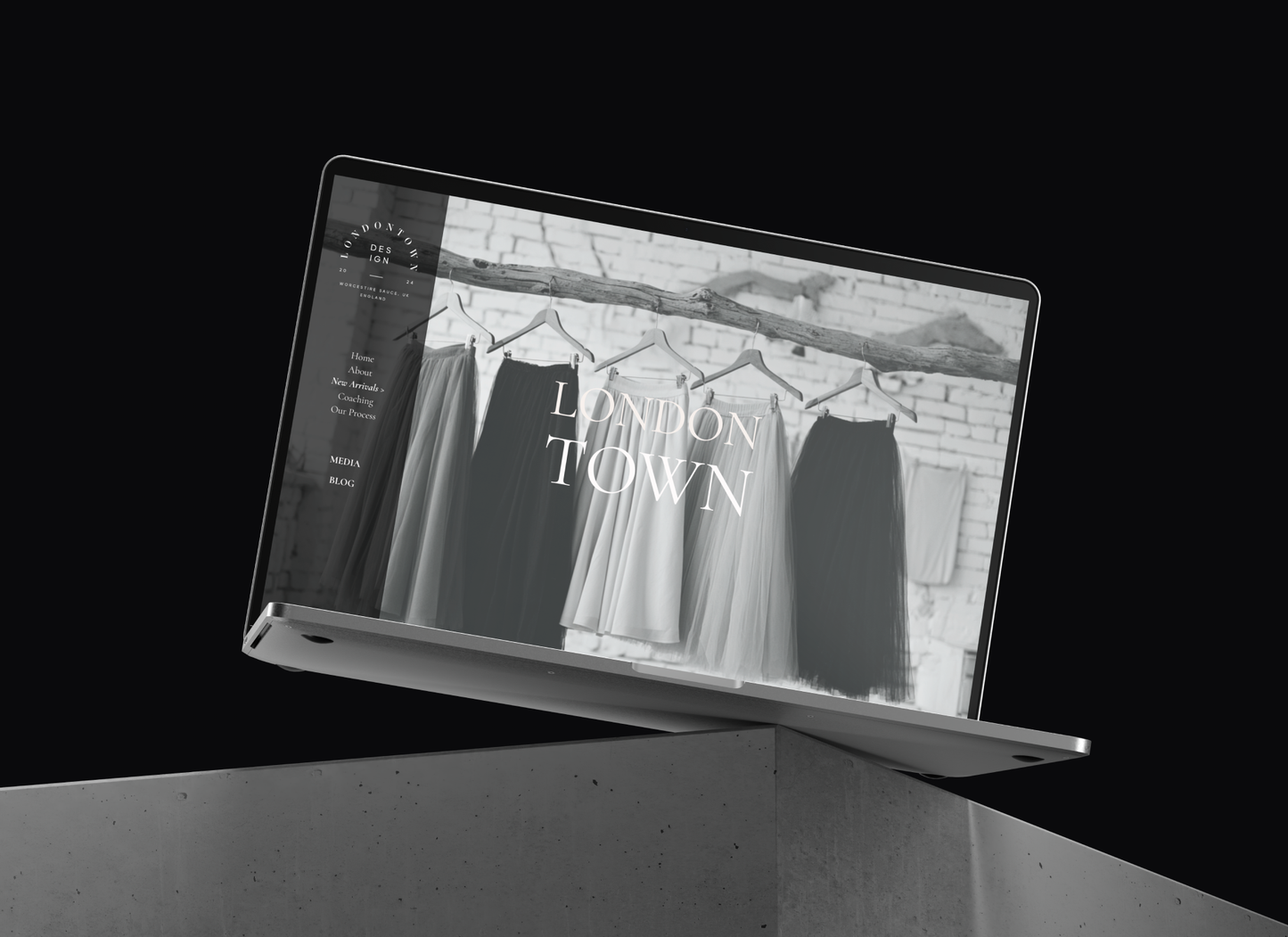 London/Town Squarespace Website Template