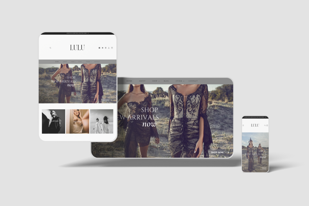 Lulu | Editorial Shopify Website Template