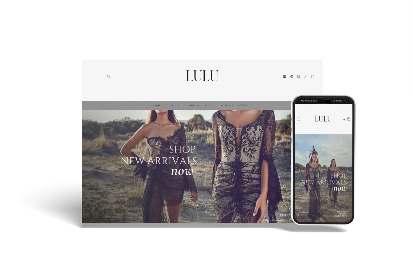Lulu | Editorial Shopify Website Template