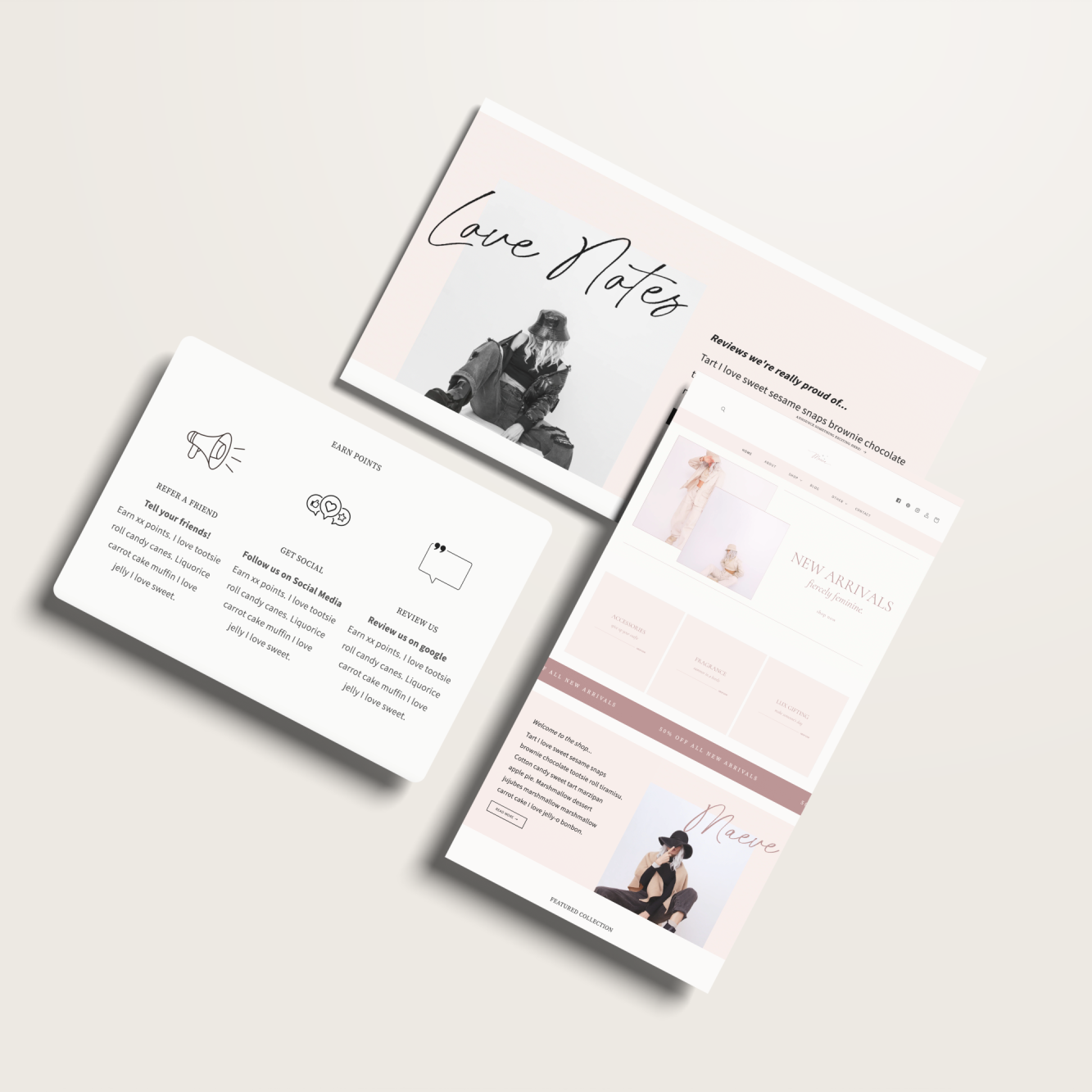 Maeve Shopify Website Template