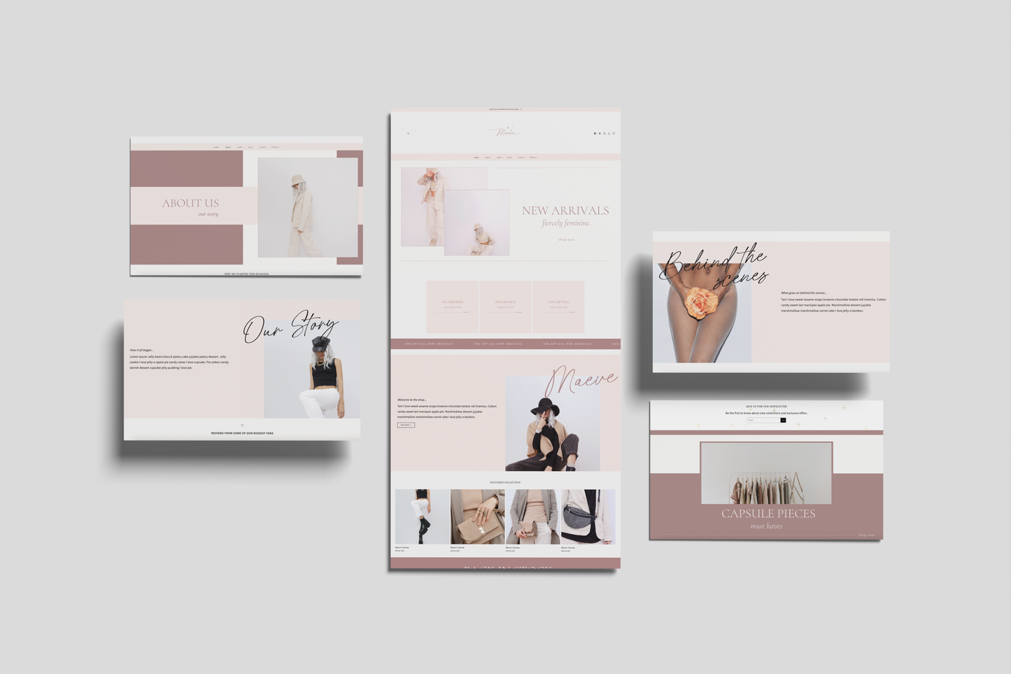 Maeve Shopify Website Template