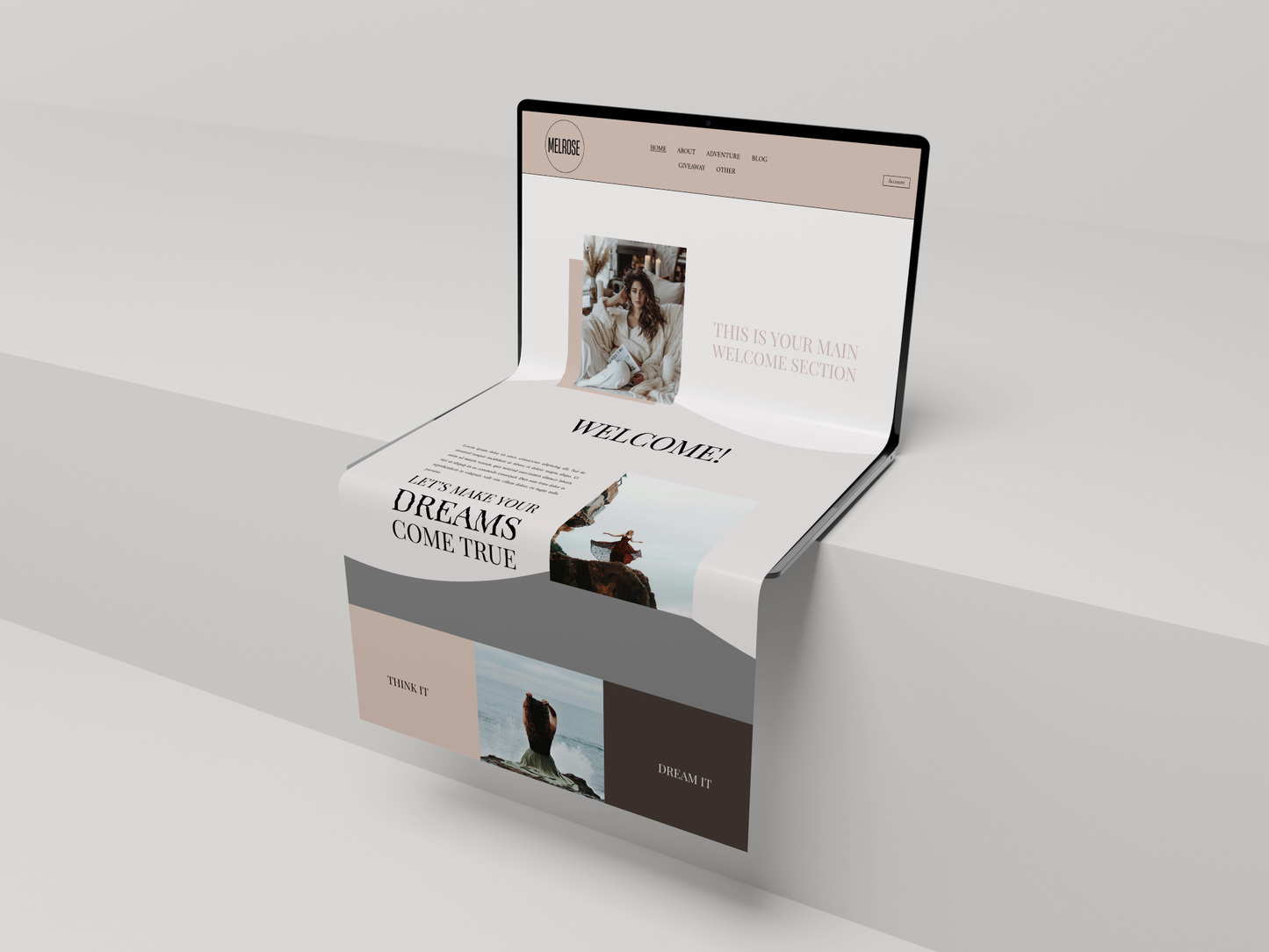 Melrose Squarespace Template