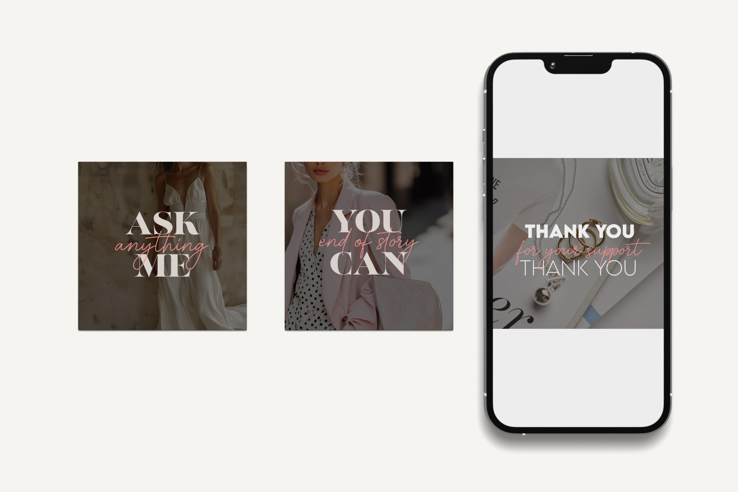 Aesthetic Instagram Template Canva Social Media Post Layouts Minimalist Editorial Grid Kit for Female Entrepreneurs Coaches Bloggers