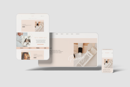 Peaches Shopify Website Template