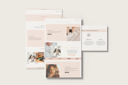 Peaches Shopify Website Template