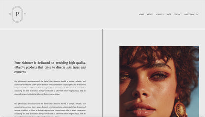 PURE Squarespace Template