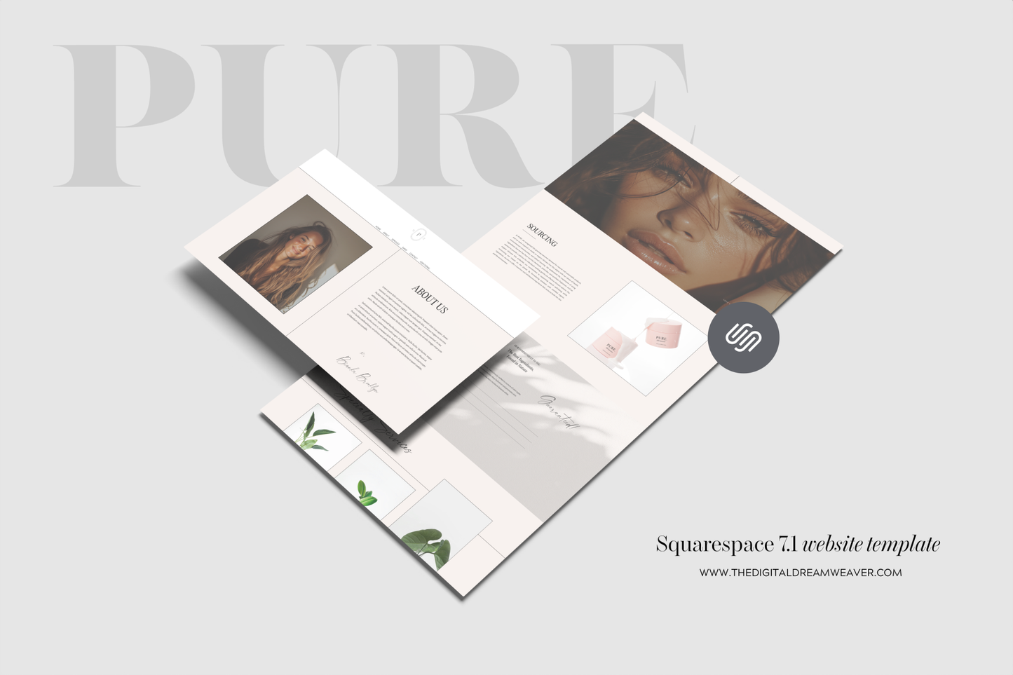 PURE Squarespace Template
