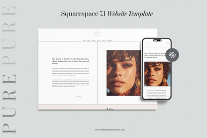 PURE Squarespace Template
