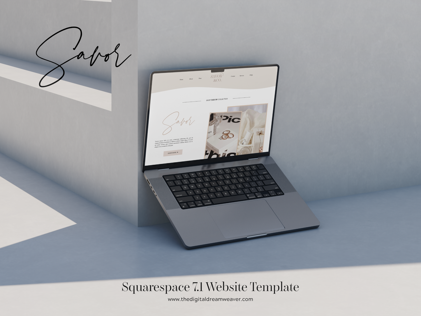 Savor | Squarespace Website Template