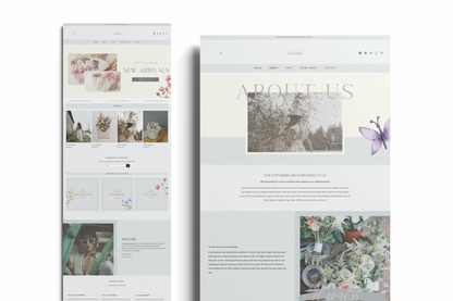 Secret Garden Shopify Website Template