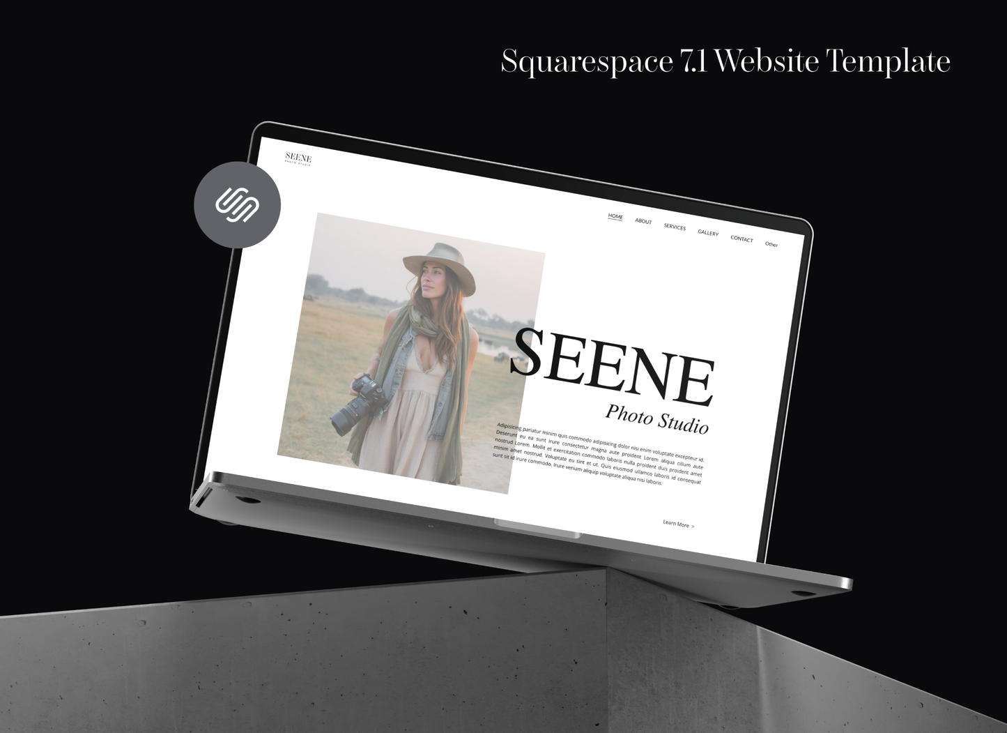 Seene Squarespace Template
