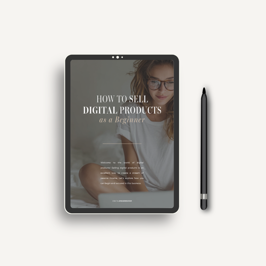 How to Sell Digital Products as a Beginner | ebook