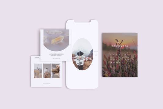 Spiritual + Empowering | Social Media Post Bundle 100 Editable Canva Templates