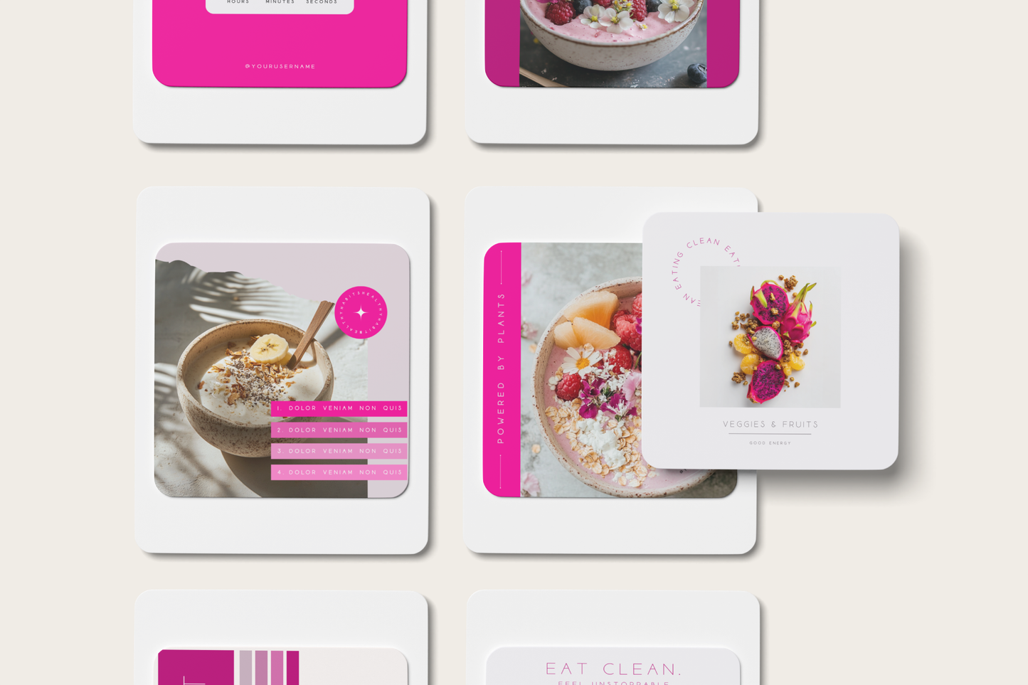 Thrive | Social Media Kit for Coaching, Health and Wellness